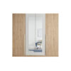 KAST MET KLASSIEKE DEUREN, wit, sanremo eik