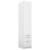 KAST MET KLASSIEKE DEUREN, wit
