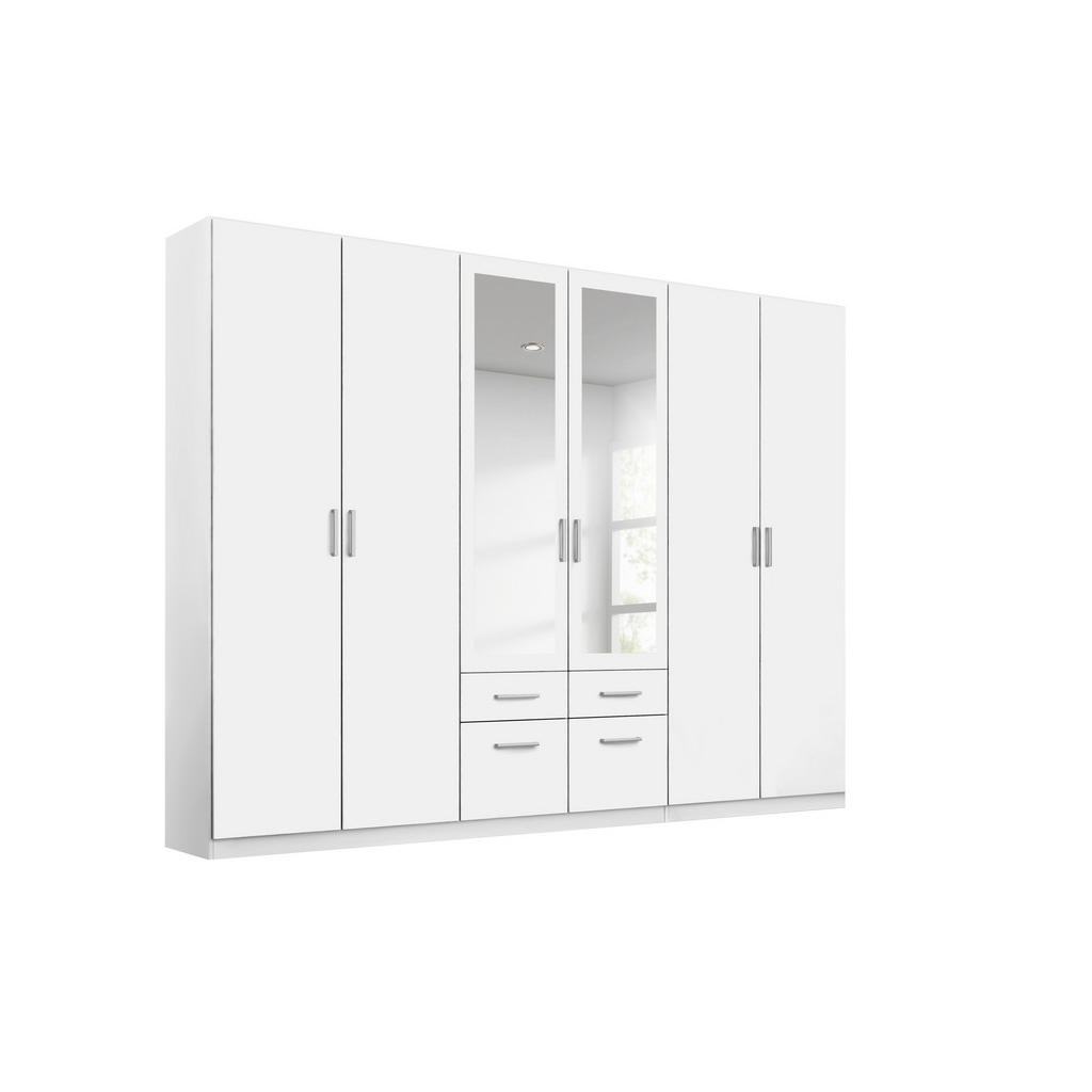 KAST MET KLASSIEKE DEUREN, wit