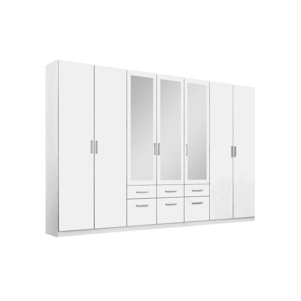 KAST MET KLASSIEKE DEUREN, wit