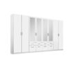 KAST MET KLASSIEKE DEUREN, wit
