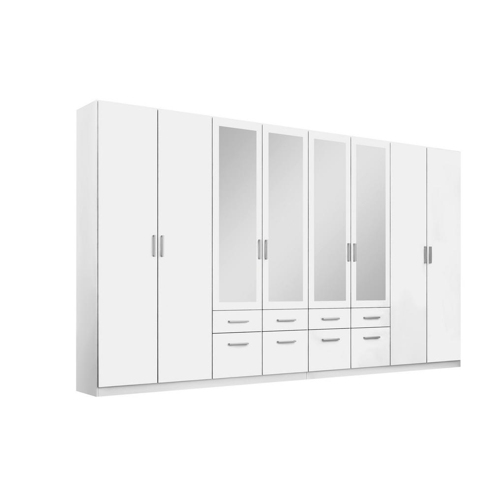 KAST MET KLASSIEKE DEUREN, wit