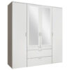 KAST MET KLASSIEKE DEUREN, wit