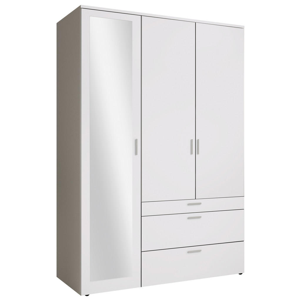 KAST MET KLASSIEKE DEUREN, wit