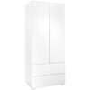KAST MET KLASSIEKE DEUREN, wit