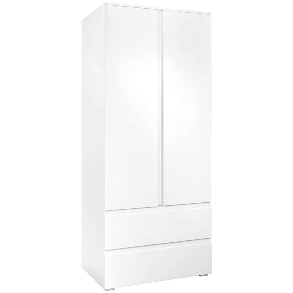 KAST MET KLASSIEKE DEUREN, wit
