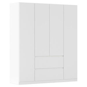 KAST MET KLASSIEKE DEUREN, wit