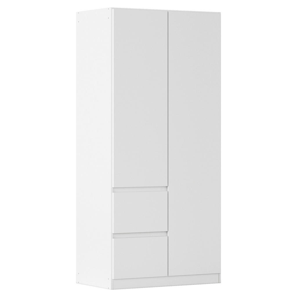 KAST MET KLASSIEKE DEUREN, wit