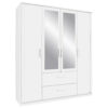 KAST MET KLASSIEKE DEUREN, wit