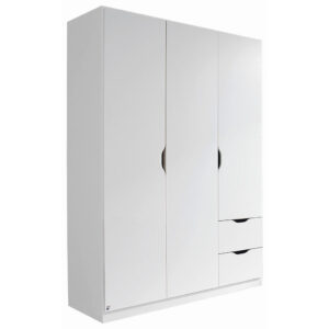 KAST MET KLASSIEKE DEUREN, wit