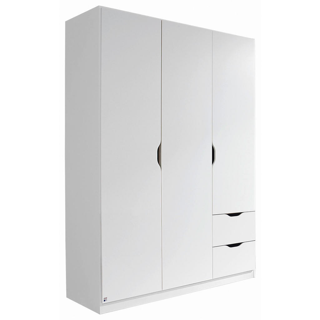 KAST MET KLASSIEKE DEUREN, wit