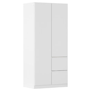 KAST MET KLASSIEKE DEUREN, wit