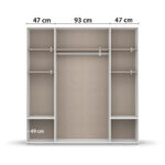 KAST MET KLASSIEKE DEUREN, wit thumbnail 6