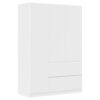 KAST MET KLASSIEKE DEUREN, wit