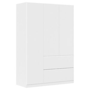 KAST MET KLASSIEKE DEUREN, wit