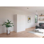 KAST MET KLASSIEKE DEUREN, wit thumbnail 2