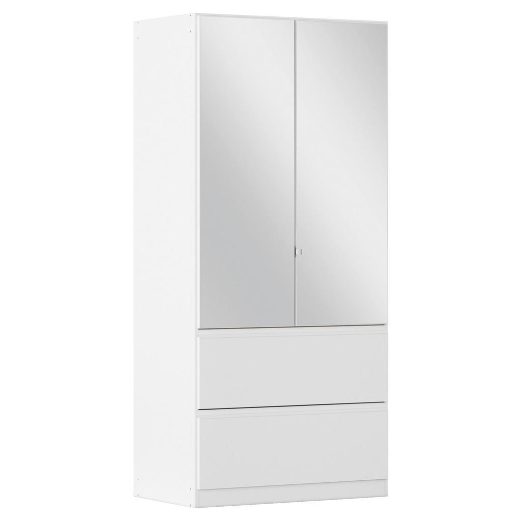 KAST MET KLASSIEKE DEUREN, wit