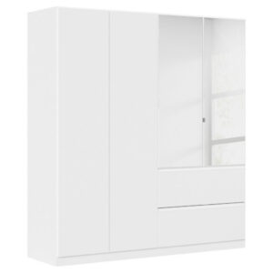 KAST MET KLASSIEKE DEUREN, wit