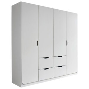 KAST MET KLASSIEKE DEUREN, wit