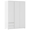 KAST MET KLASSIEKE DEUREN, wit