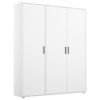 KAST MET KLASSIEKE DEUREN, wit