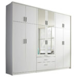 KAST MET KLASSIEKE DEUREN, transparant, wit thumbnail 1