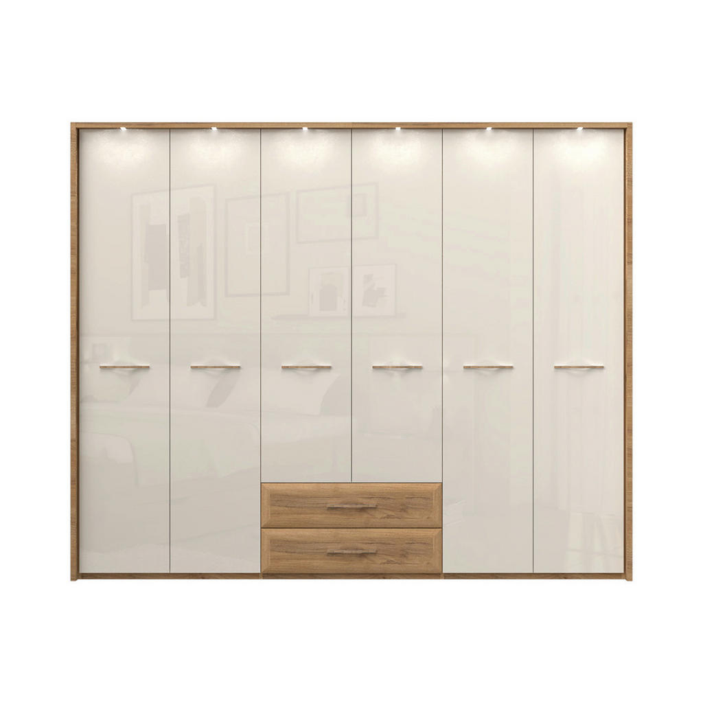 KAST MET KLASSIEKE DEUREN, beige