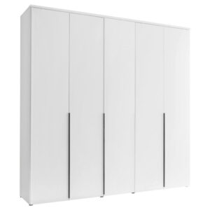 KAST MET KLASSIEKE DEUREN, wit