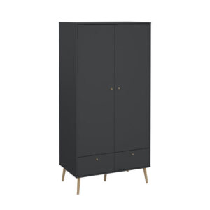 KAST MET KLASSIEKE DEUREN, grijs