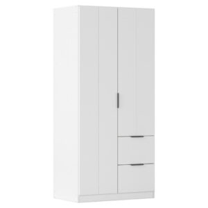 KAST MET KLASSIEKE DEUREN, wit