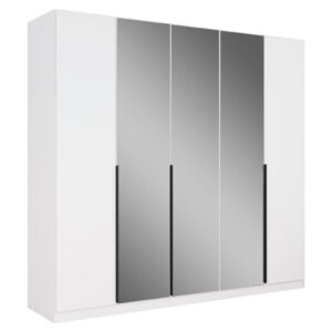 KAST MET KLASSIEKE DEUREN, wit