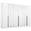 KAST MET KLASSIEKE DEUREN, wit, wit, hoogglans