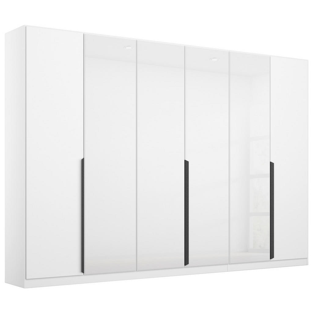 KAST MET KLASSIEKE DEUREN, wit, wit, hoogglans