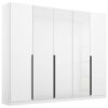 KAST MET KLASSIEKE DEUREN, wit, wit, hoogglans