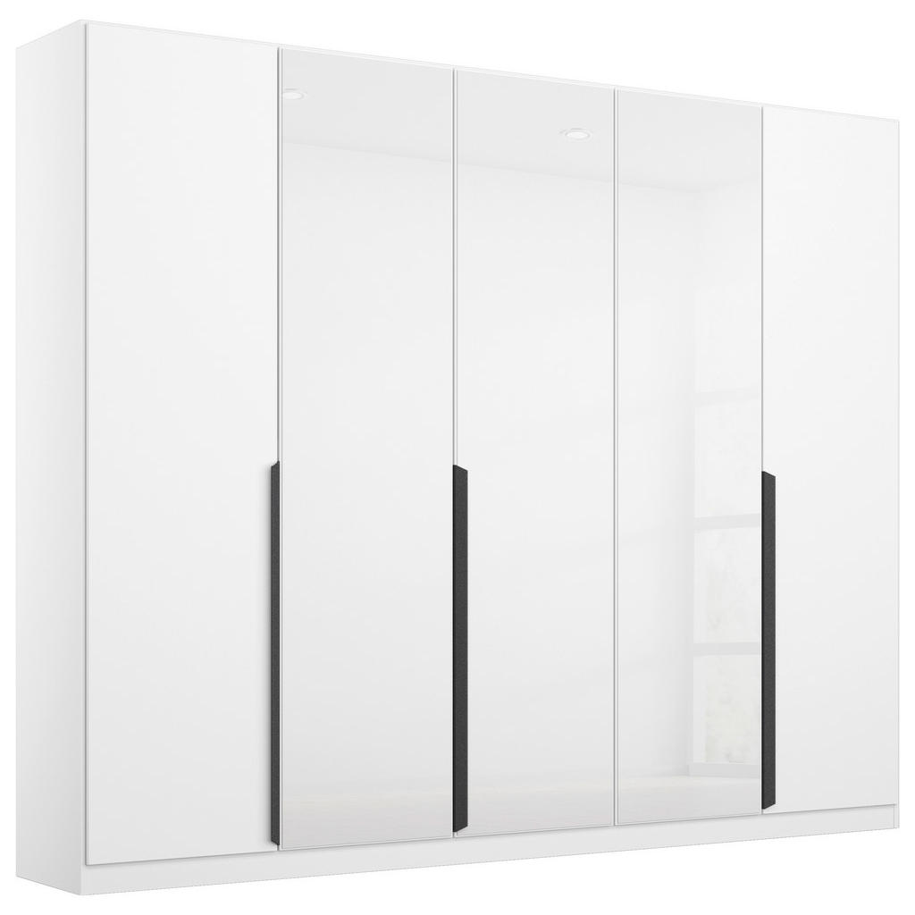 KAST MET KLASSIEKE DEUREN, wit, wit, hoogglans