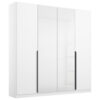 KAST MET KLASSIEKE DEUREN, wit, wit, hoogglans