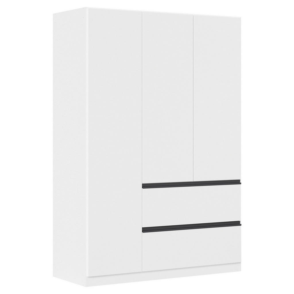 KAST MET KLASSIEKE DEUREN, wit
