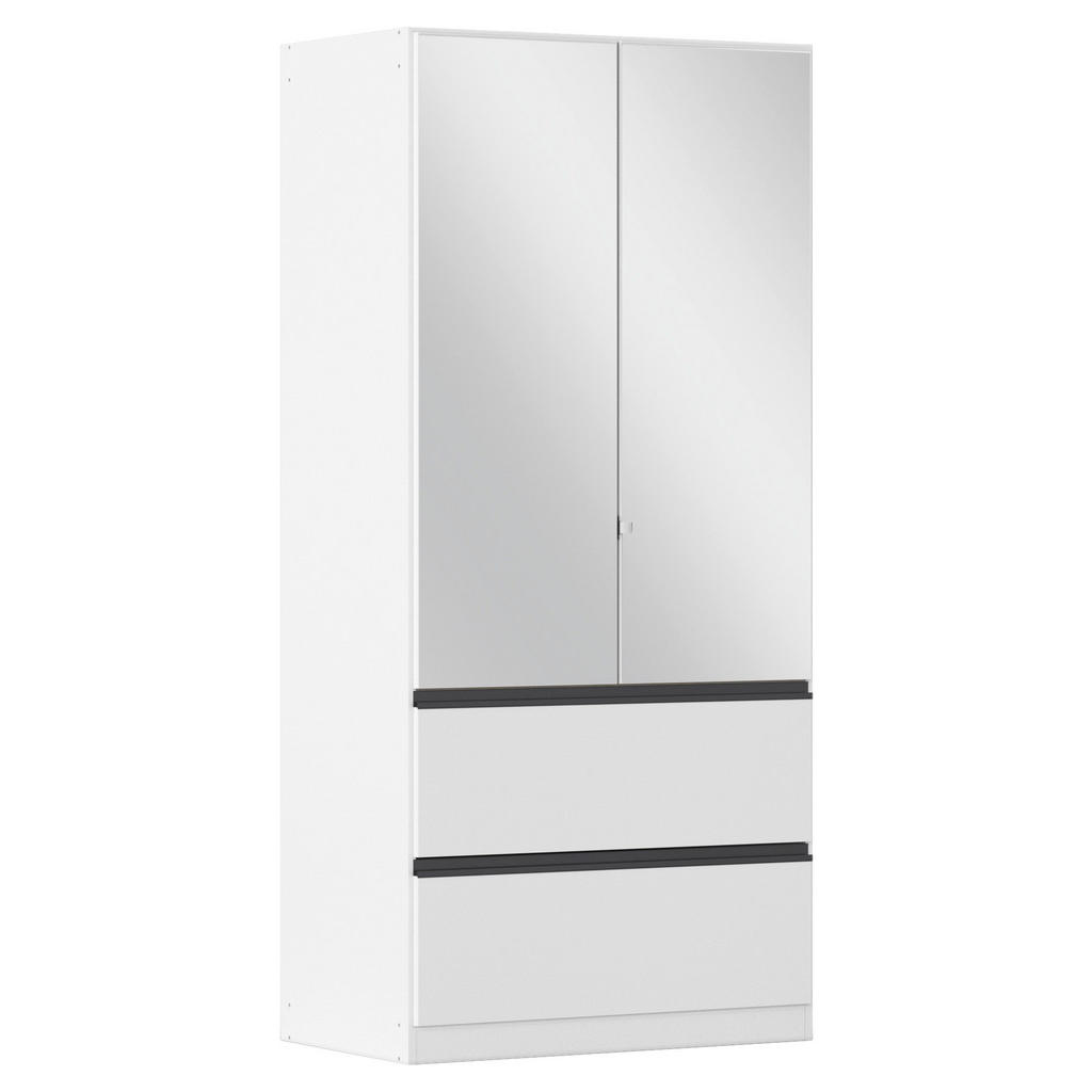 KAST MET KLASSIEKE DEUREN, wit