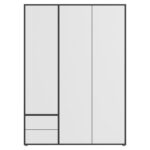 KAST MET KLASSIEKE DEUREN, grijs, wit thumbnail 5