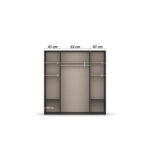 KAST MET KLASSIEKE DEUREN, grijs, wit thumbnail 3