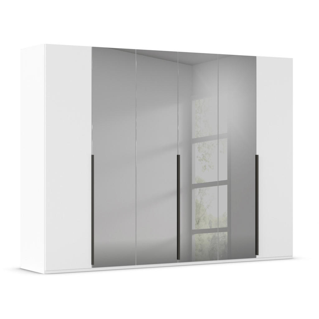 KAST MET KLASSIEKE DEUREN, grijs, wit