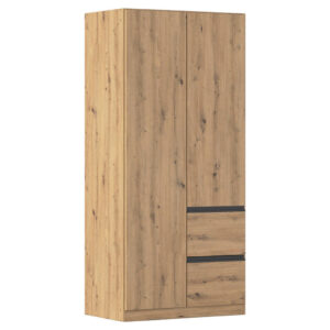 KAST MET KLASSIEKE DEUREN, ambachtelijk eikenhout