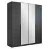 KAST MET KLASSIEKE DEUREN, grijs