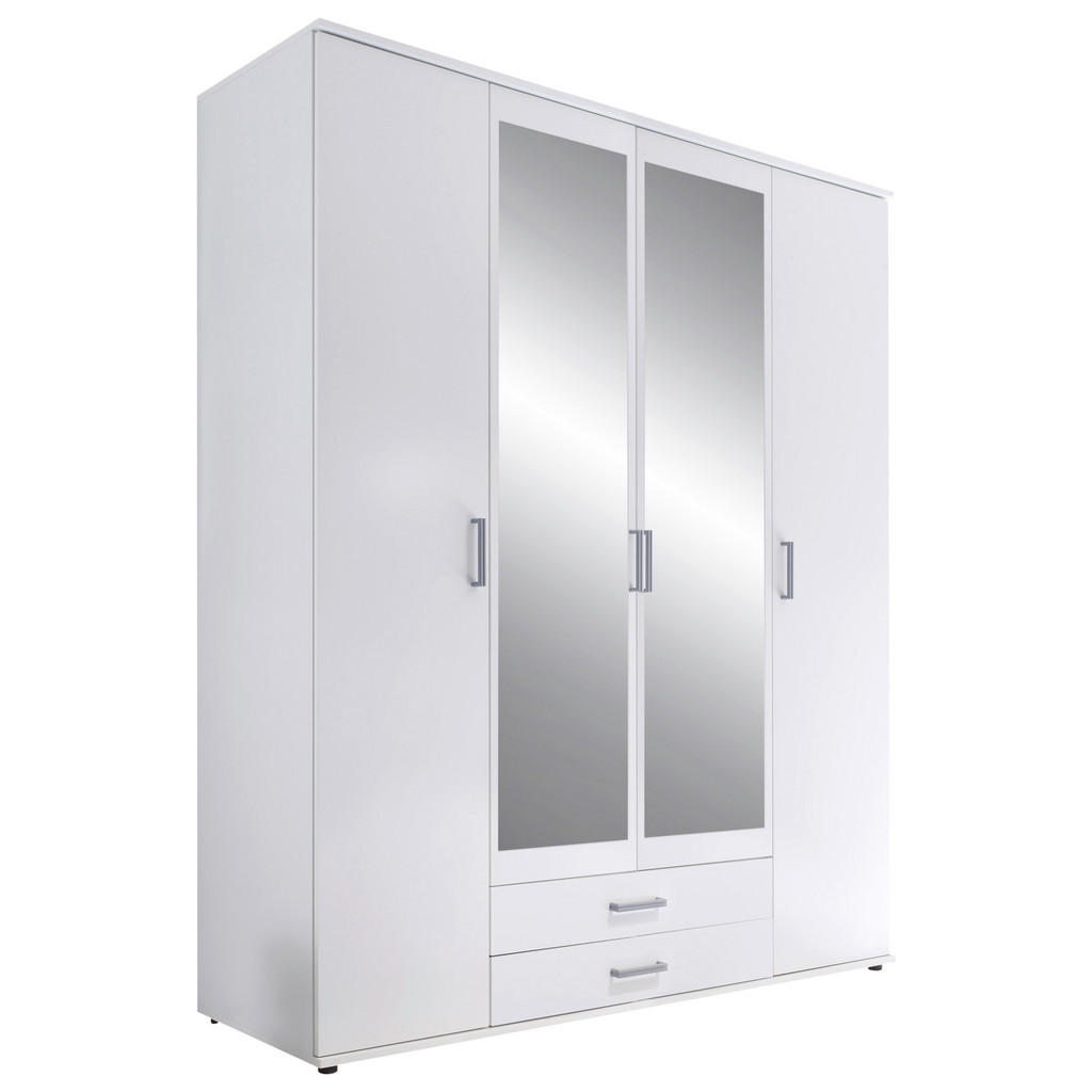 KAST MET KLASSIEKE DEUREN, wit