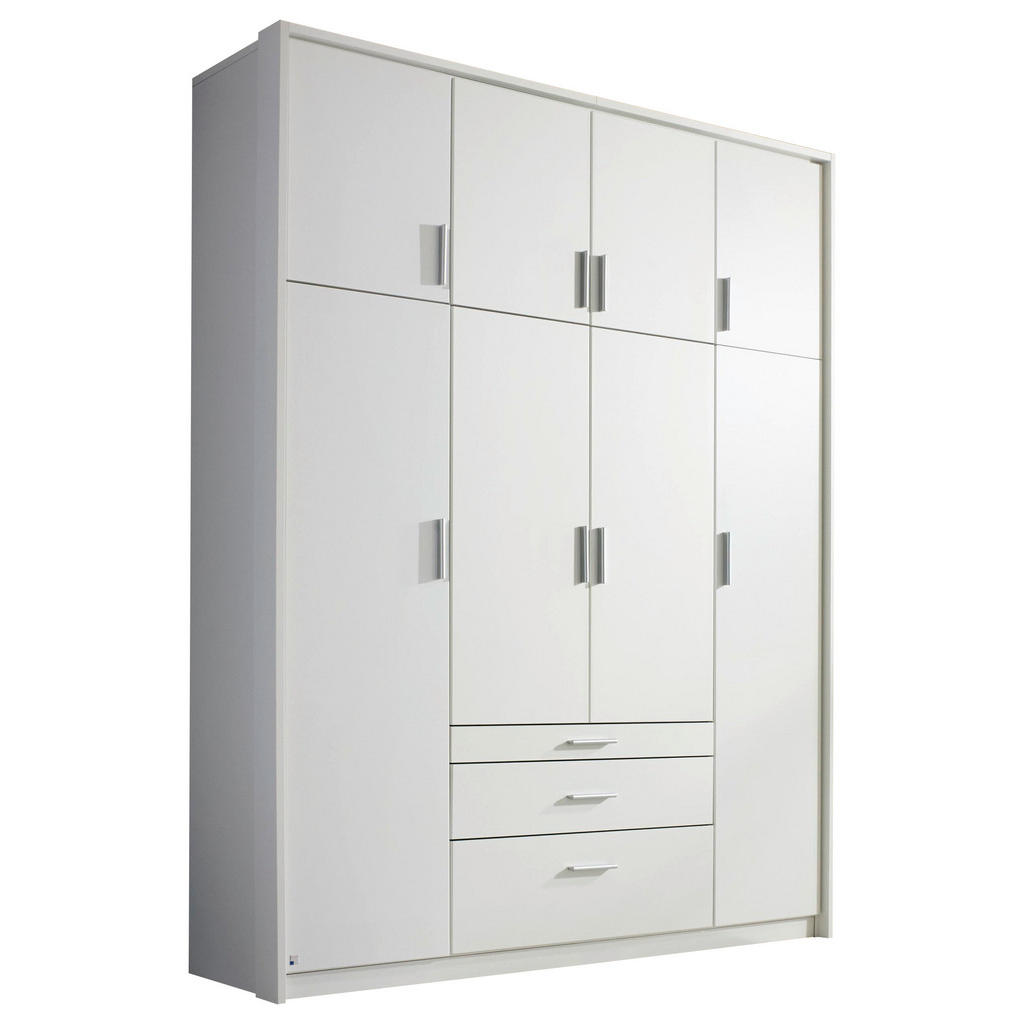 KAST MET KLASSIEKE DEUREN, wit