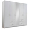 KAST MET KLASSIEKE DEUREN, wit