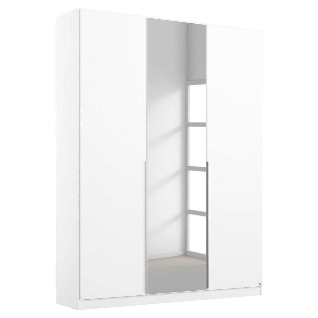 KAST MET KLASSIEKE DEUREN, zilverkleur, wit