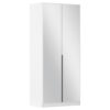 KAST MET KLASSIEKE DEUREN, zilver, wit, donkergrijs