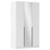 KAST MET KLASSIEKE DEUREN, zilver, wit, donkergrijs