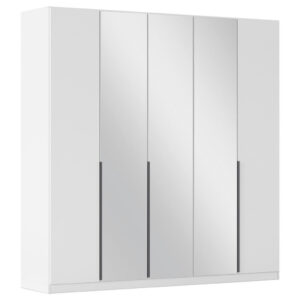 KAST MET KLASSIEKE DEUREN, zilver, wit, donkergrijs